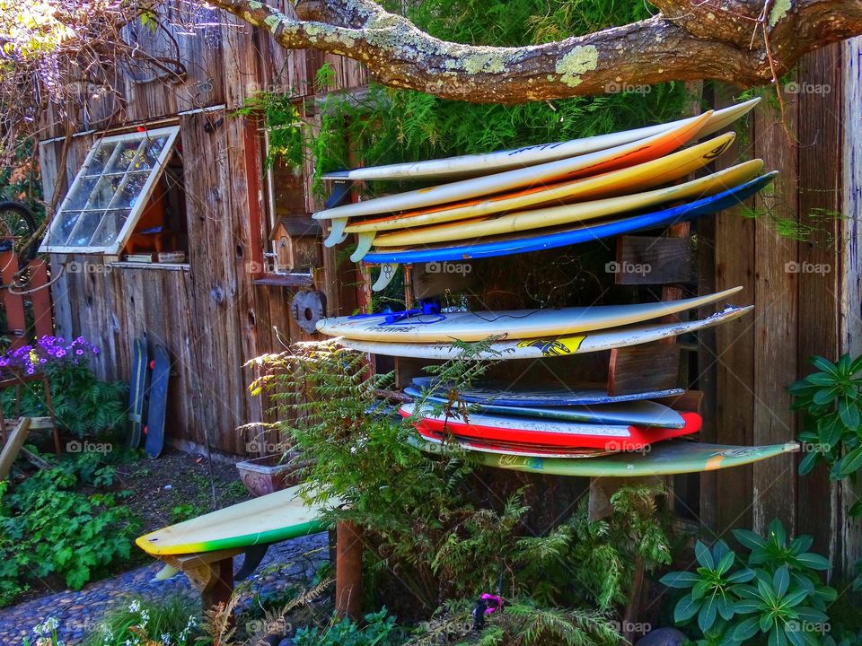 Cozy Surf Shack Home Office