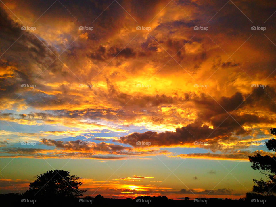 tennessee landscape sky sunset by ohhlookabunny