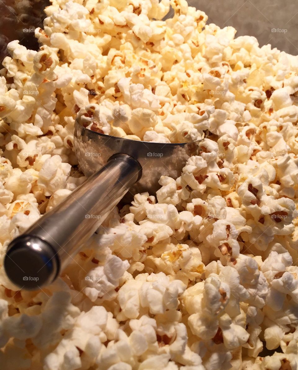 Fresh made popcorn 
