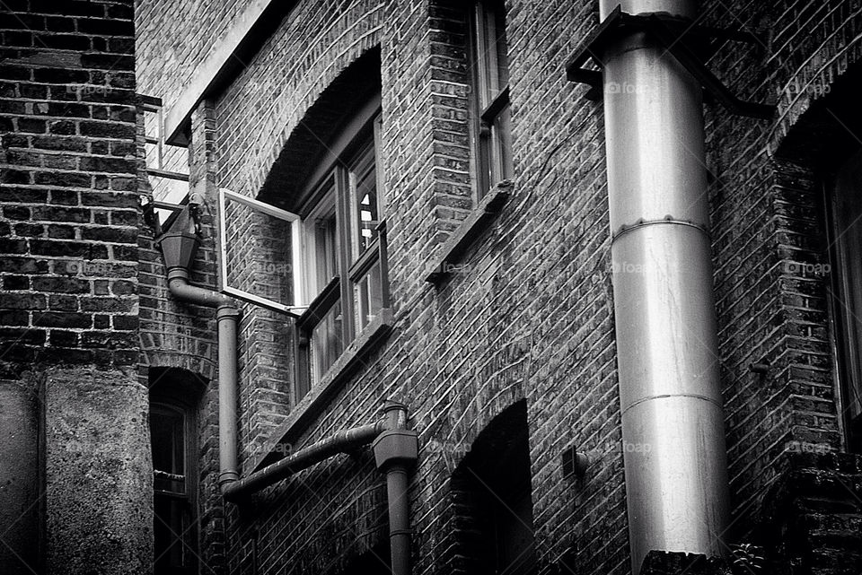 classic old brick bw by resnikoffdavid