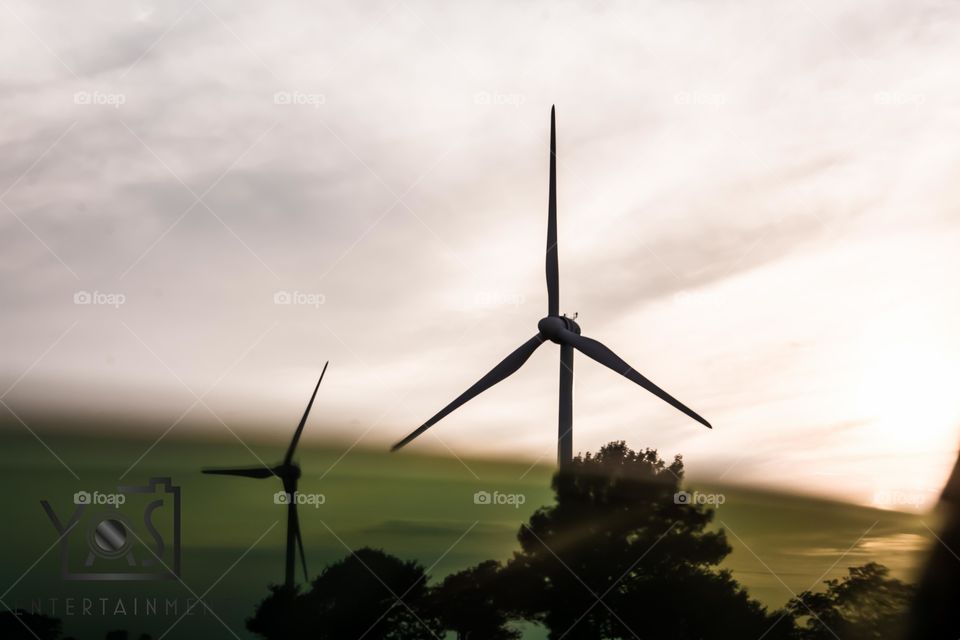 Windmill, Wind, Electricity, No Person, Turbine