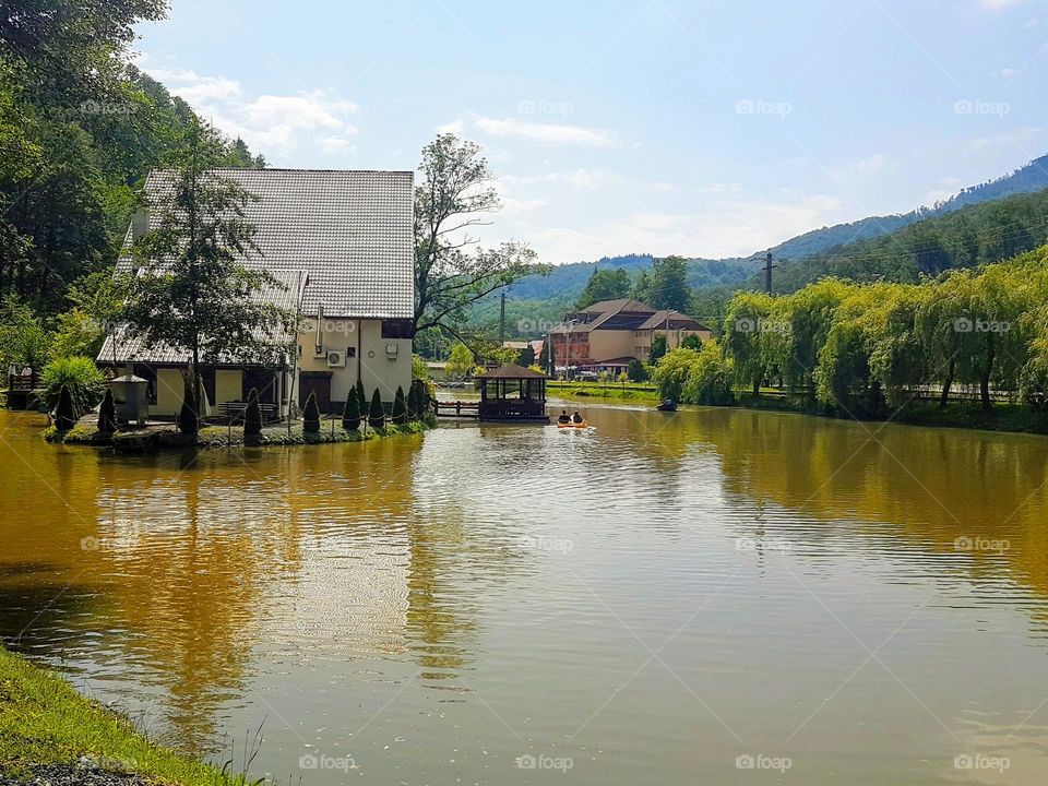 the quiet lake from Moneasa