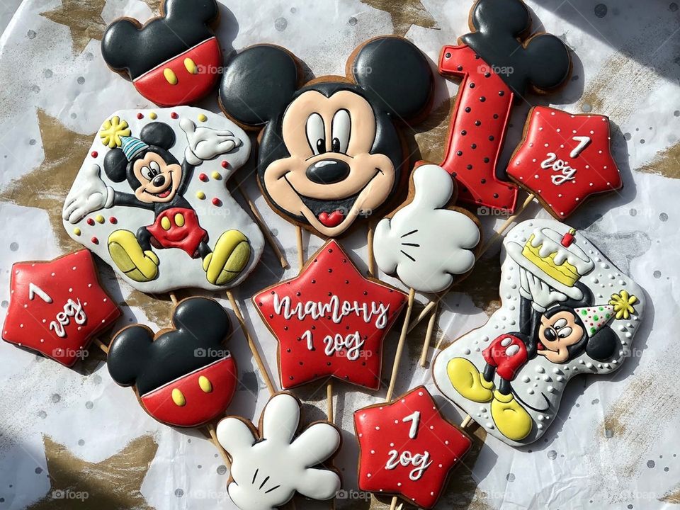 мультяшные печеньки