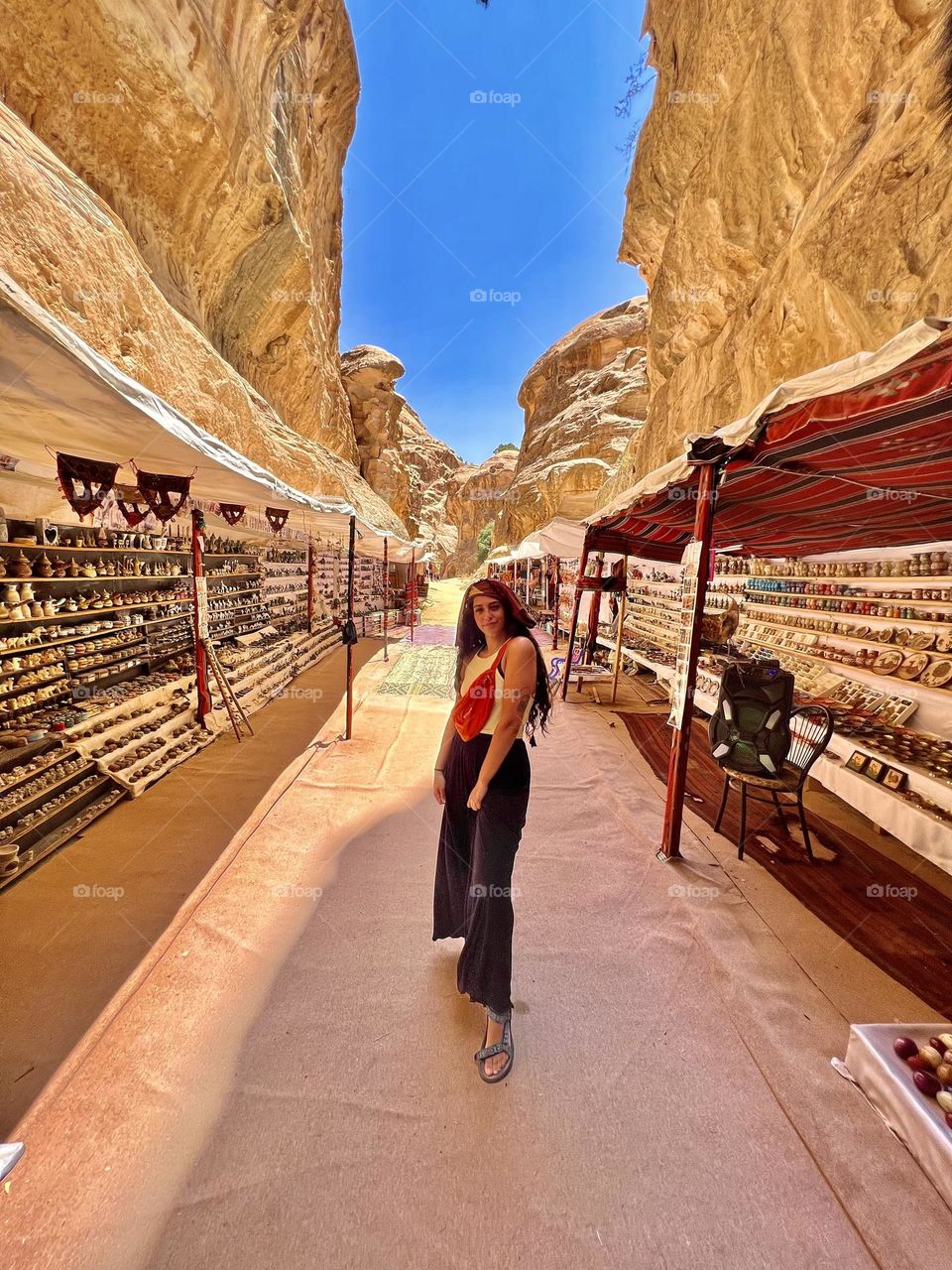 Petra Jordan desert shops 