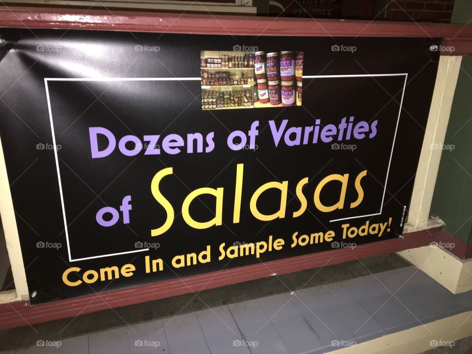 Salsa Sign