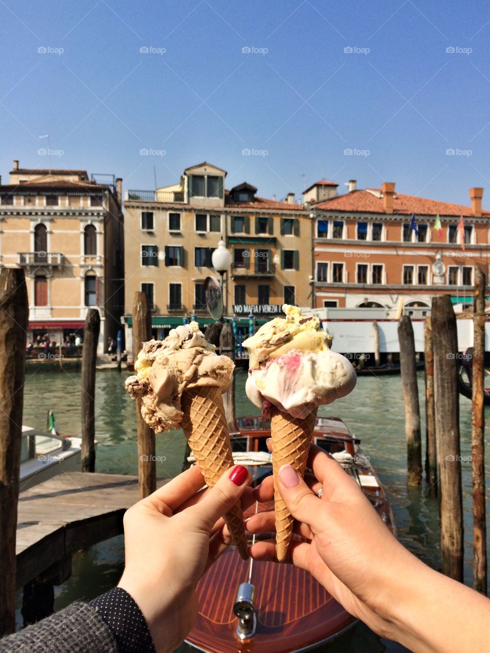 Exploring Venice together