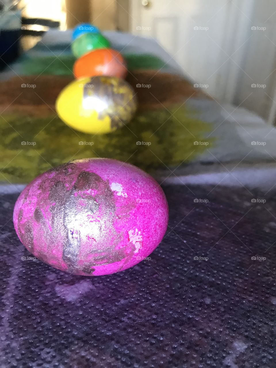 Colorful Easter eggs 