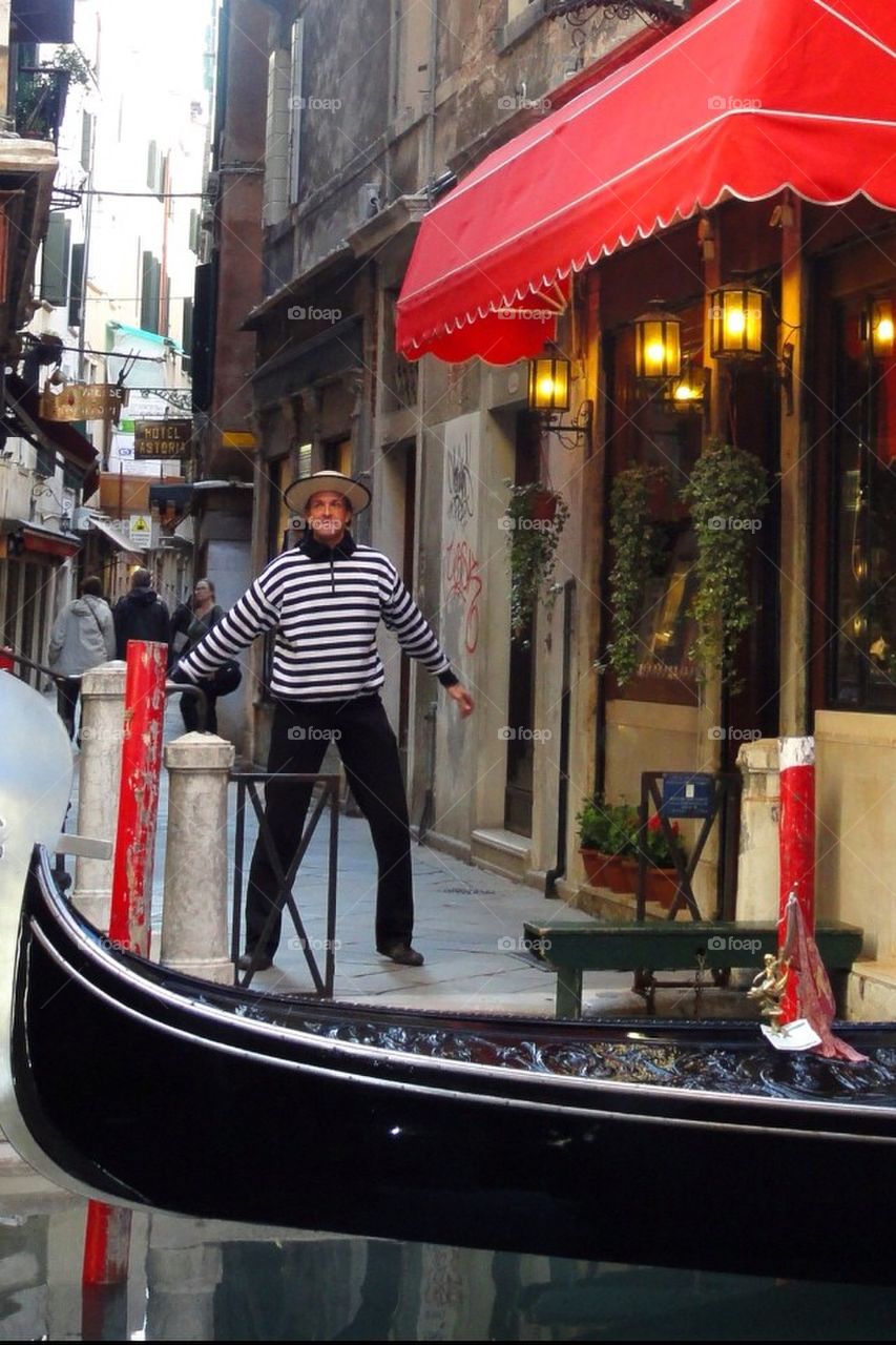 Gondola and Gondolier