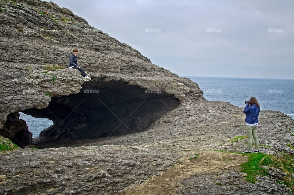 Photography on top of the cave