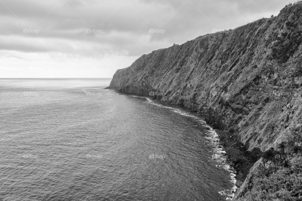 Cliff at azores