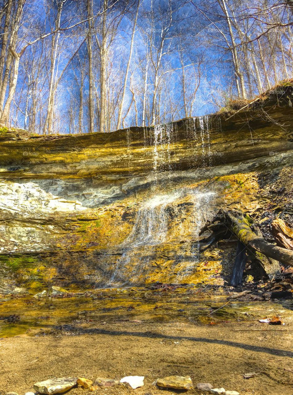 Cool Indiana waterfall 