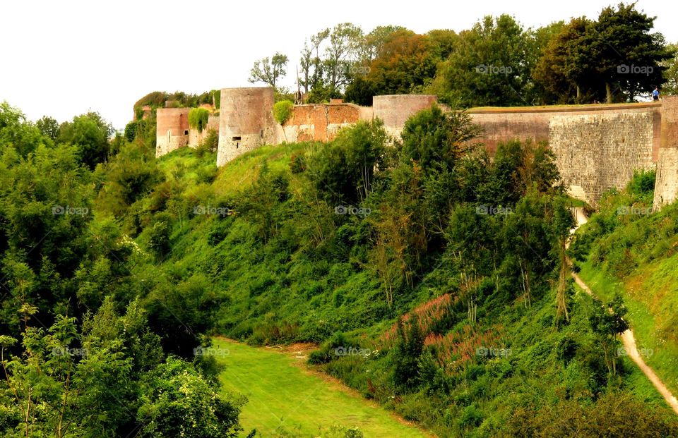 remparts. Montreuil sur Mer northern France