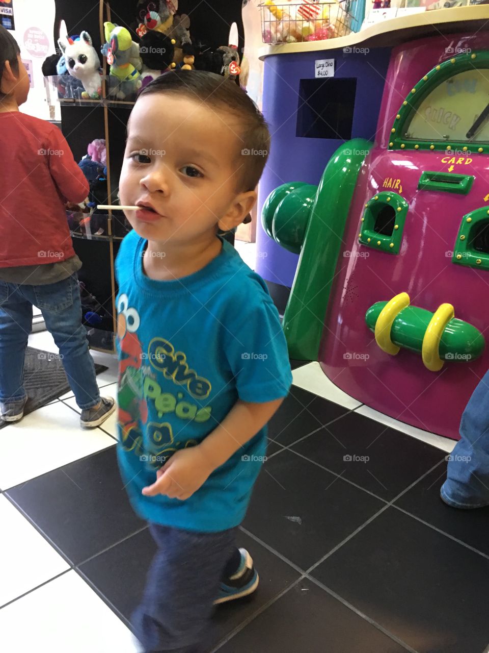 Cool guy with his lollipop 