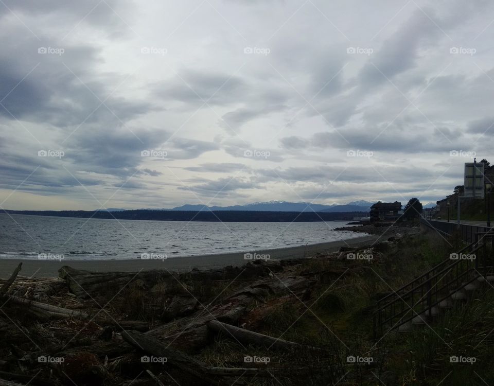 Port Townsend. Water at port Townsend 