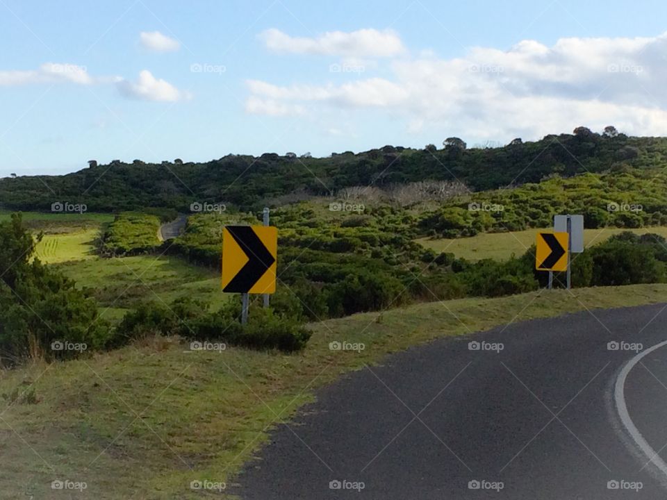 Windy roads. Great ocean road