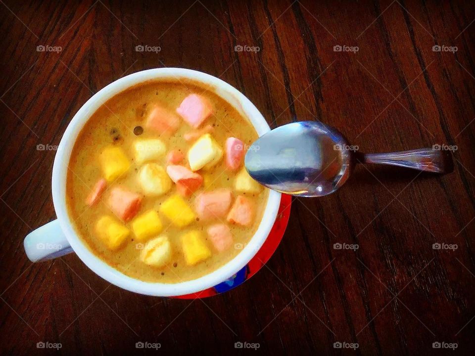 Coffee with marshmallow candies is a cure for charging us for another day ☕️🍡

#place #coffee #marshmallow #admiralo #tranquility #nopeople #objectphotography