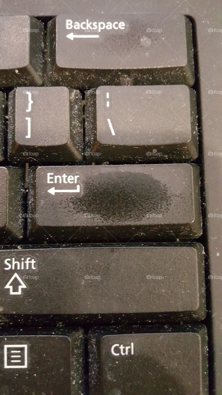 Enter Button Gets Used A Lot