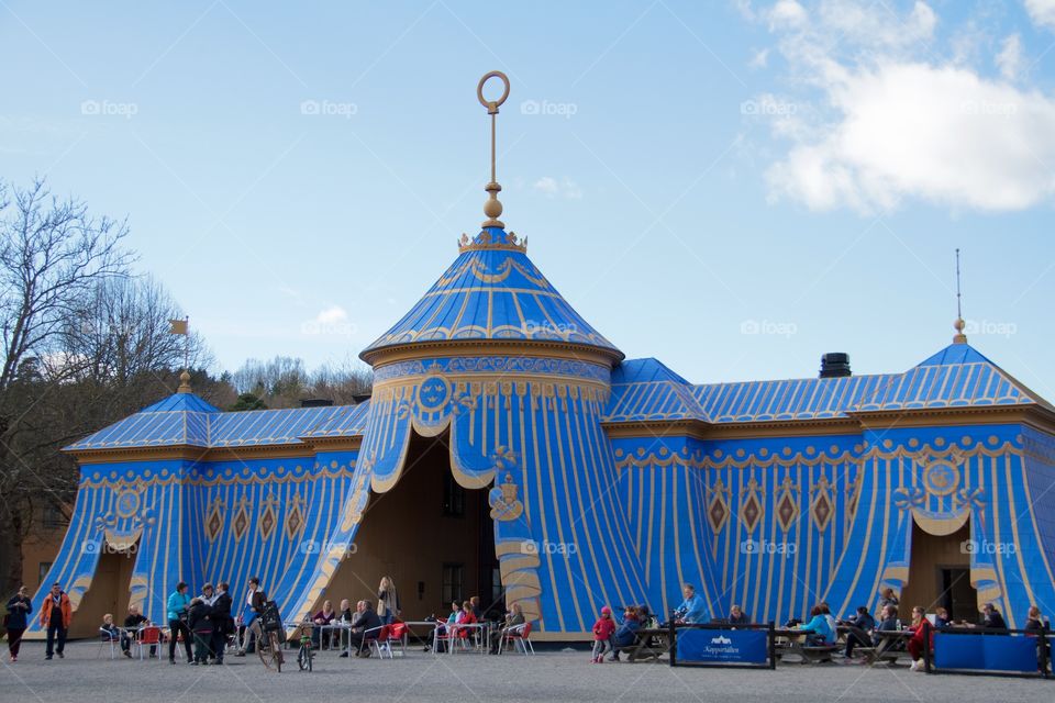 Koppartältet i Hagaparken . Hagaparken Stockholm 