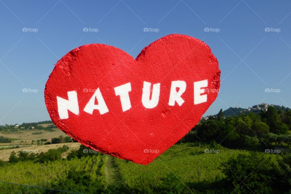I LOVE NATURE. I love nature...I can see it in the air