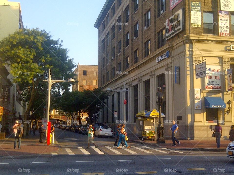 Street, Road, City, People, Urban