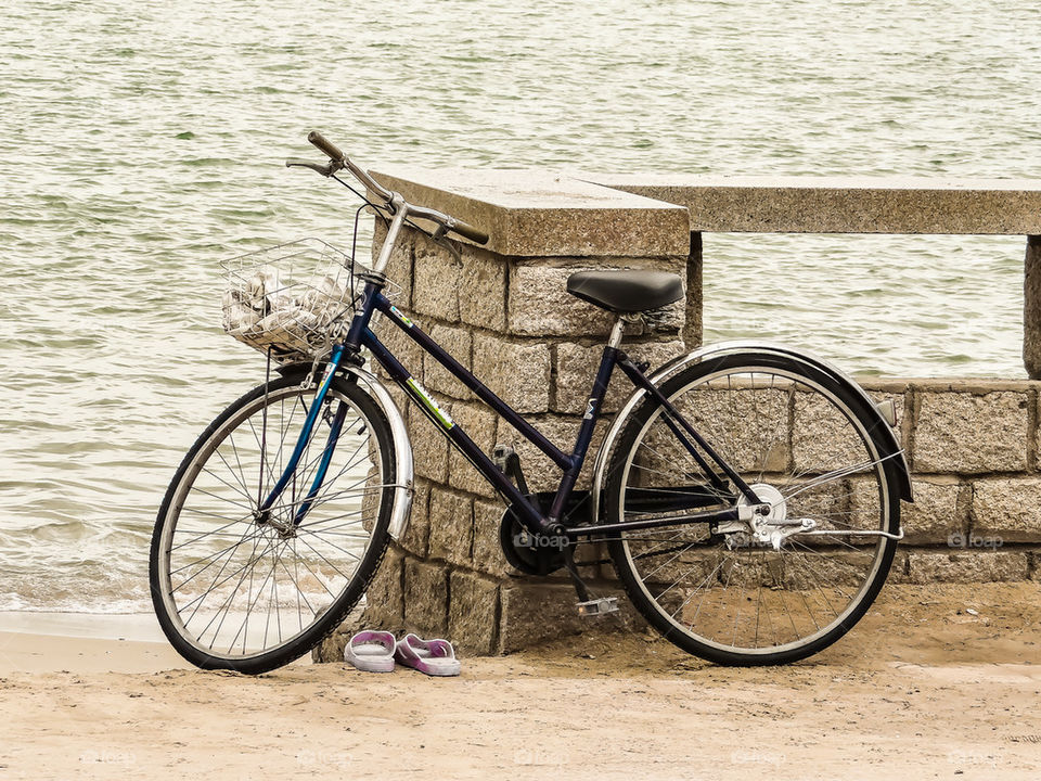 Bike on the beach