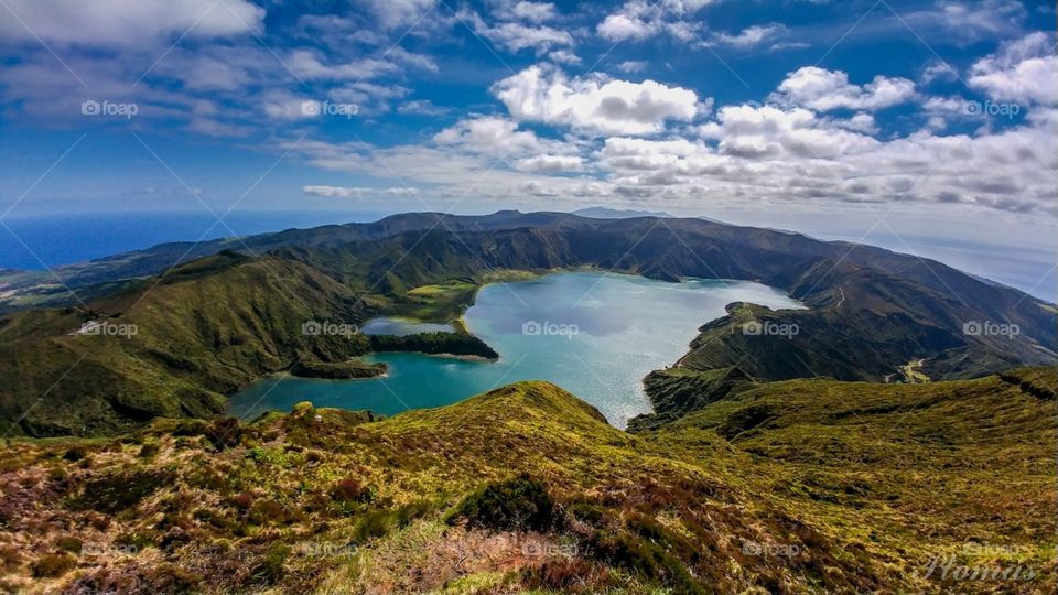 Açores magia no céu e lagoas