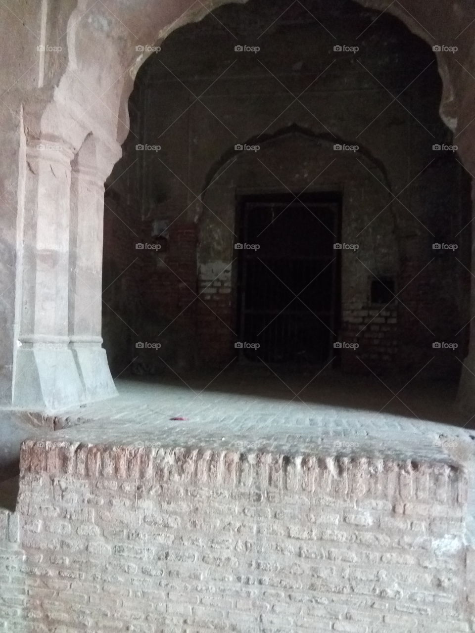 ancient fort of Bathinda city- a monument protected by Govt Of India- inner part