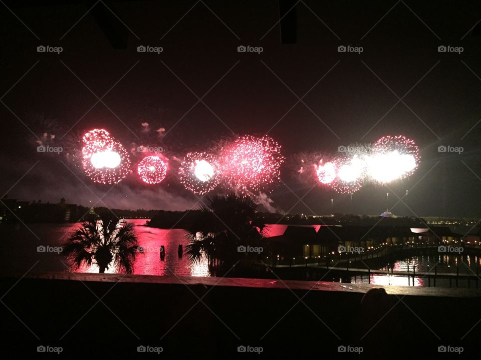 Magic Kingdom Fireworks from Polynesian