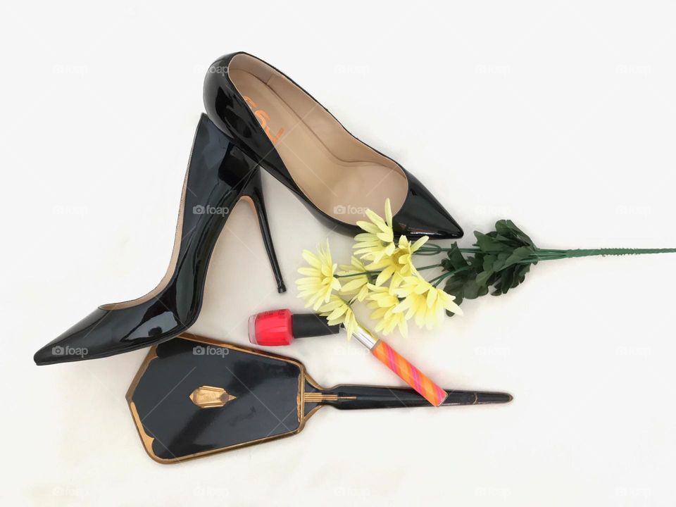 Stilettos and other accessories.