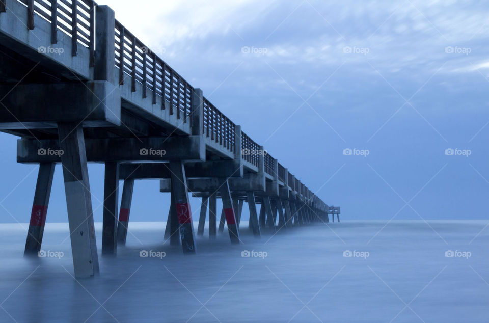 beach blue morning fishing by ventanamedia