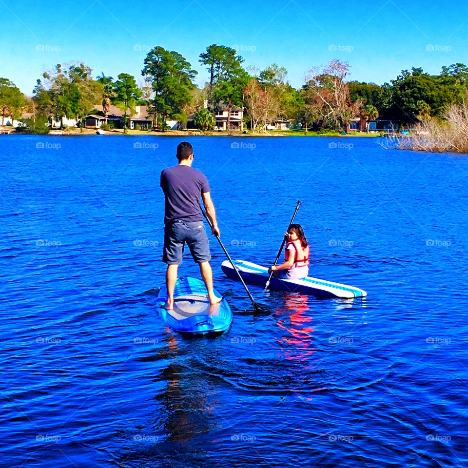 Paddle boarding 