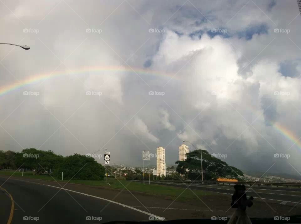 rainbow in hawaii