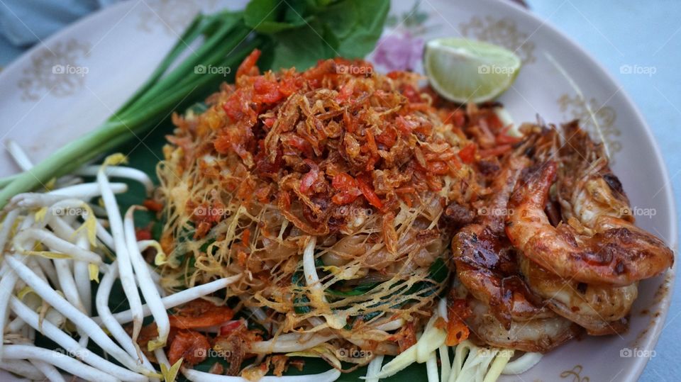 Pad Thai with Shrimp