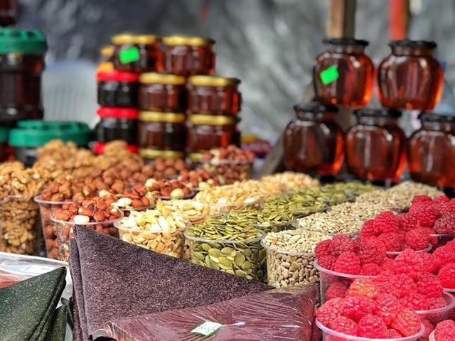 Food stall on the street of India