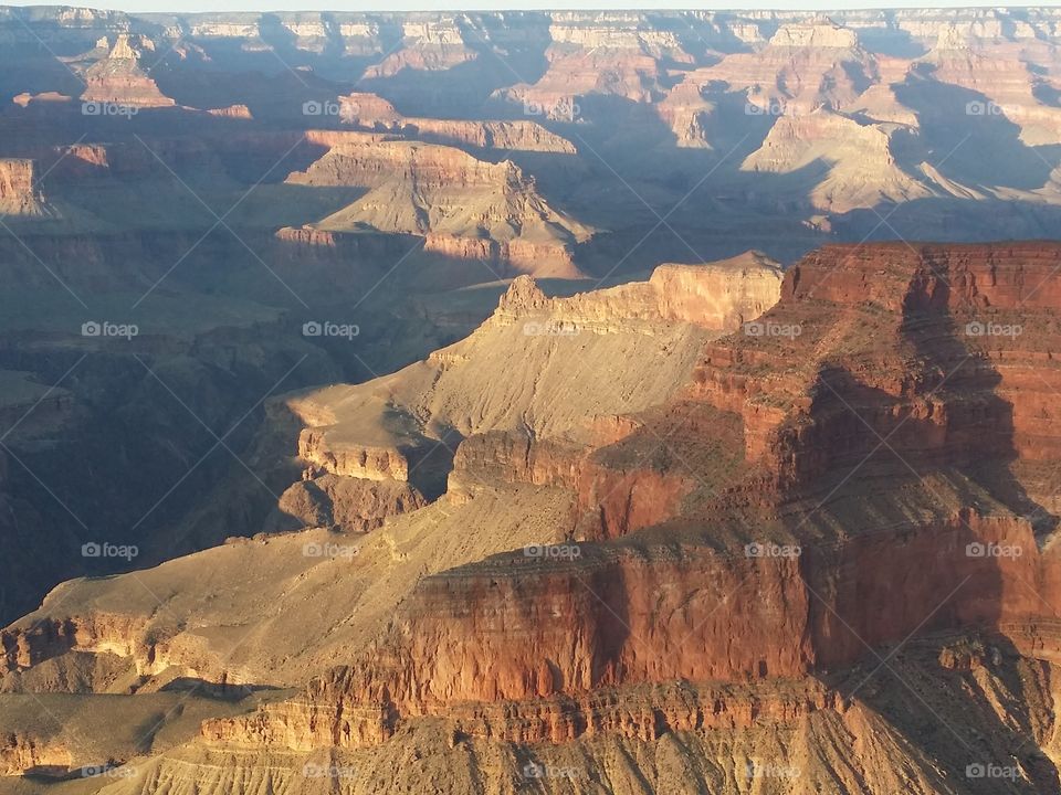 Sunset in the canyon