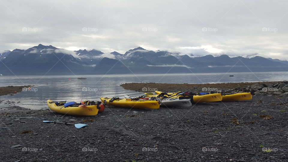 Kayak in Seward, Alaska