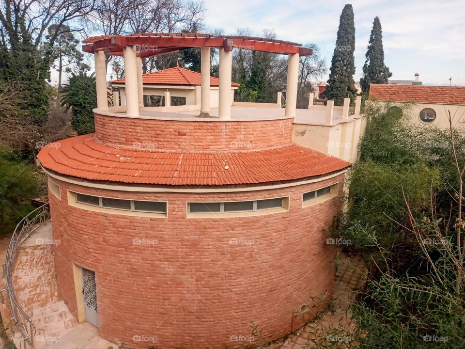 Building surrounded by trees