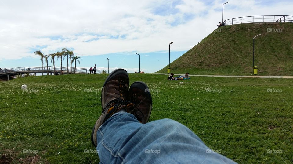 Looking at the horizon