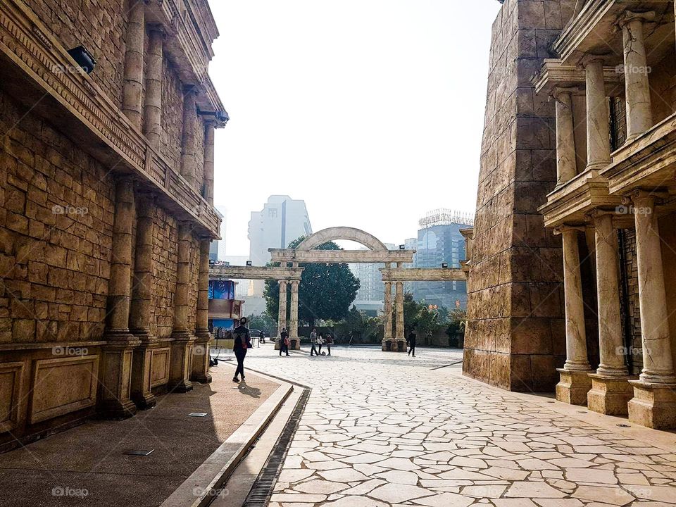 Beautiful tourist spot with ancient ambiance in Macau🥰