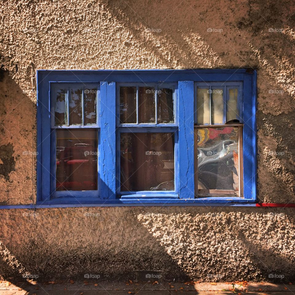 Blue window