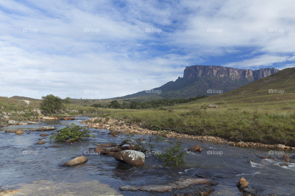 Kukenan Tepui in Venezuela, Canaima National Park.