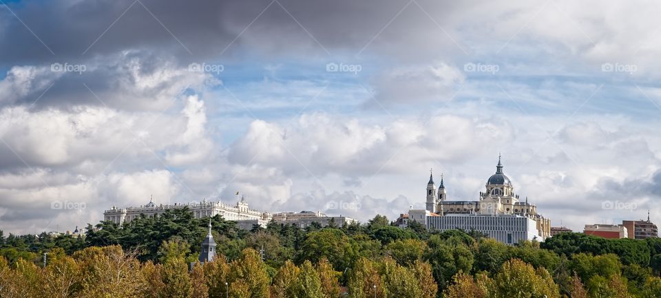 Panoramic view of Madrid