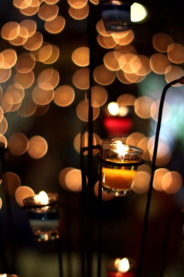 Tree of candle lamp