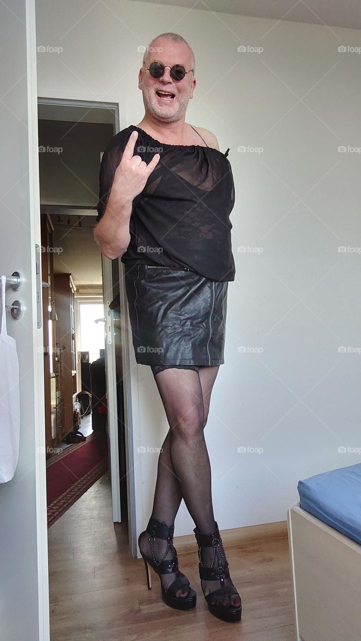 Carmen Nylonjunge als Sexy Crossdresser