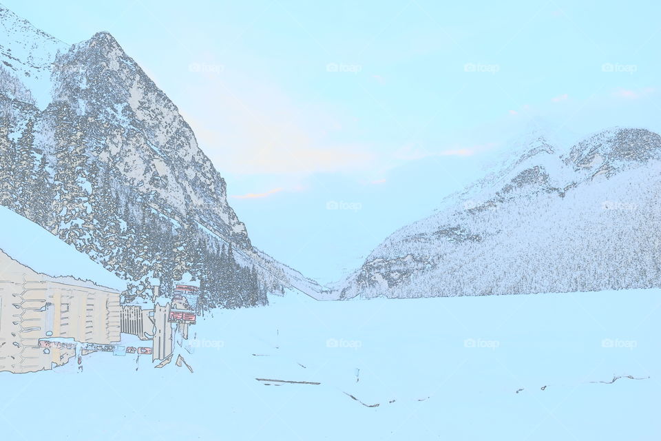 Lake Louise in the Evening