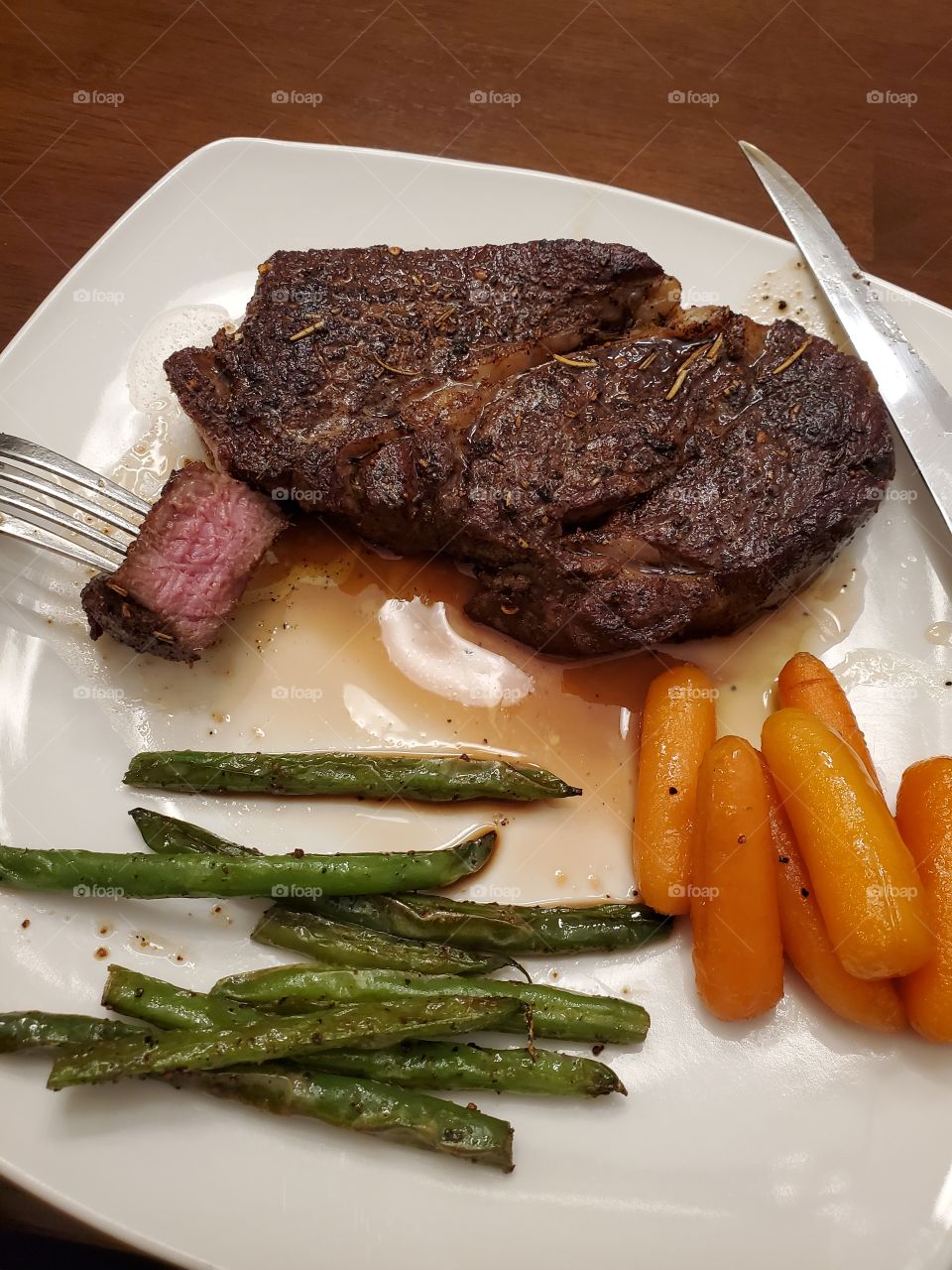 Steak dinner