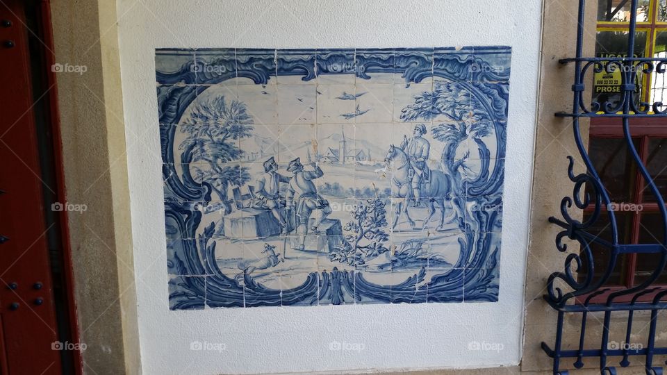 Korrodi Building Tile, Castelo de Vide, Portugal