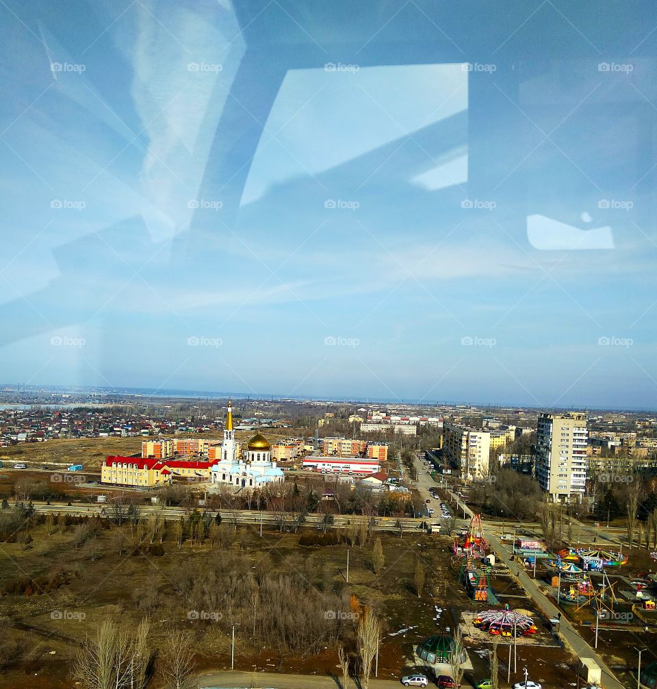 Attraction. View of the monastery.