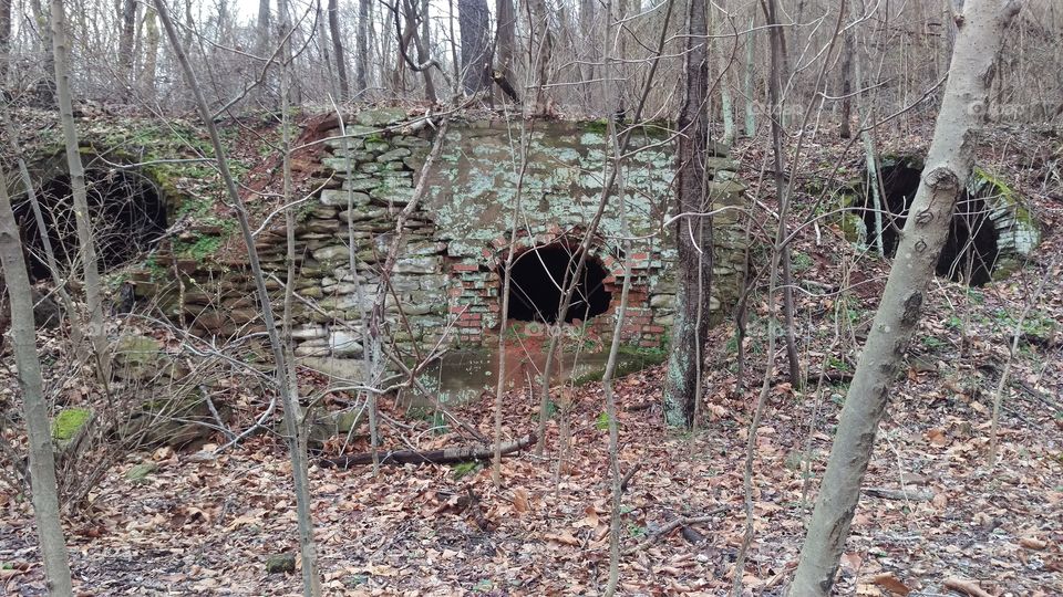 Coke ovens along the Yough River in Smithton, PA
