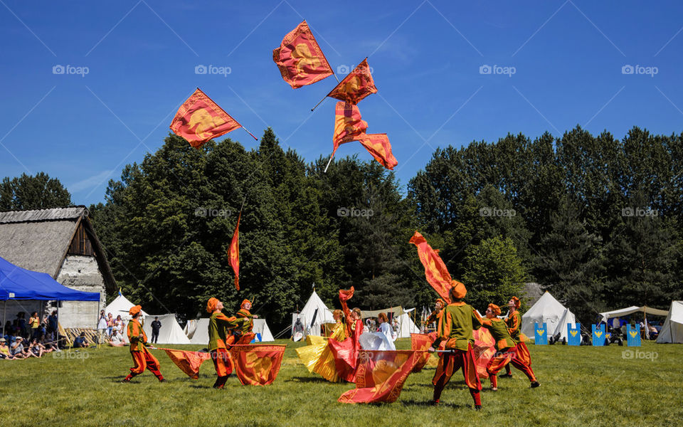 Flag dance